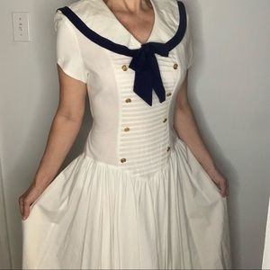 Vintage Algo-Ettes Sailor Dress